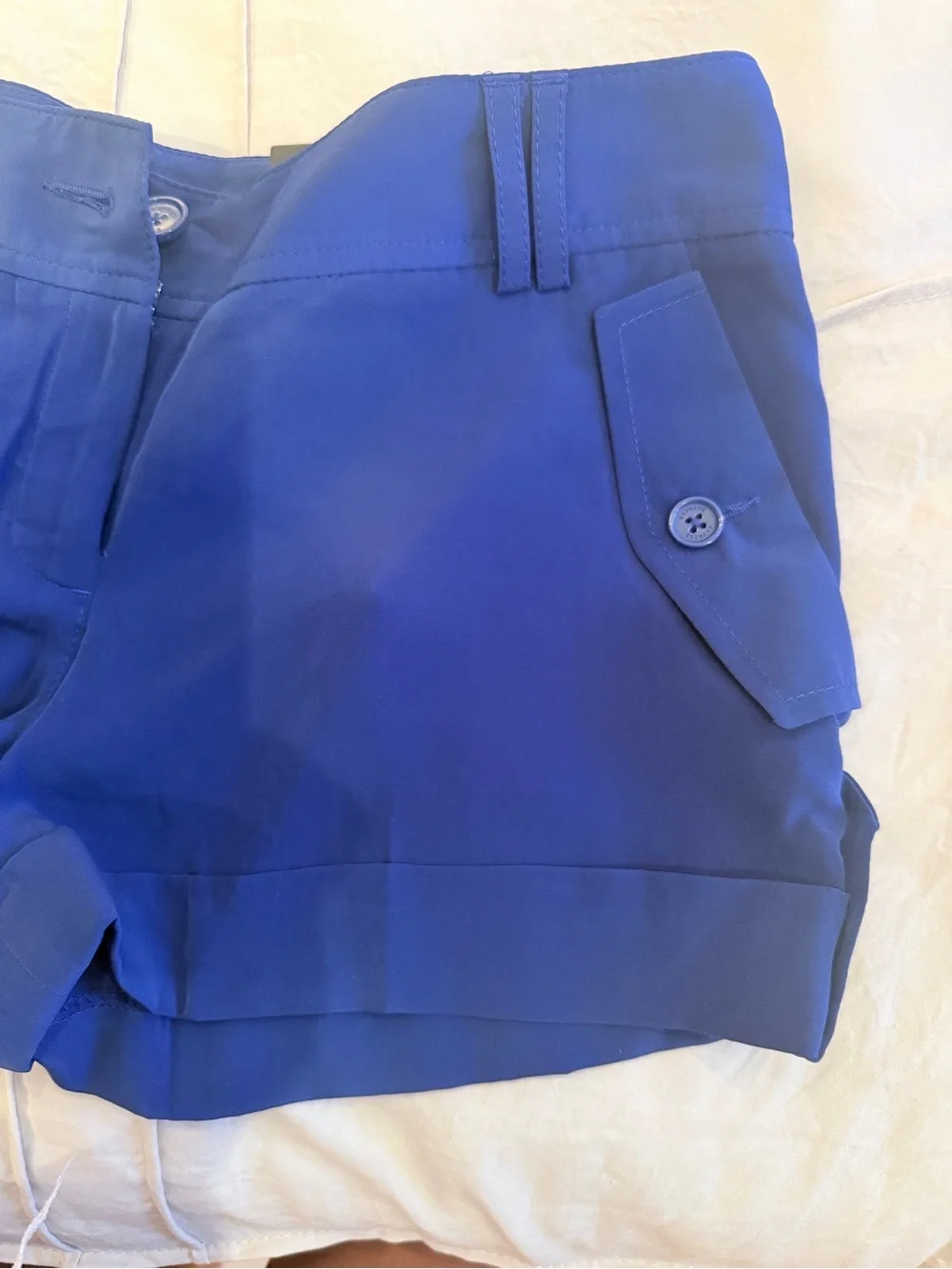 Express Royal Blue Tailored Shorts